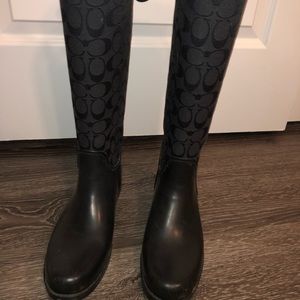Coach rain boots!